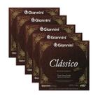 Kit 5 Encordoamento Violão Nylon Clássico Bronze 65/35 GENWXPA Extra Pesada - GIANNINI