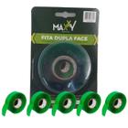 kit 5 Fita dupla face acrílica 19mm x 2m Maxxy