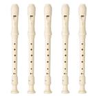 Kit 5 Flautas Doce Soprano Germânica Em C YRS-23 Yamaha