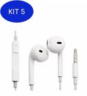 Kit 5 Fone de ouvido X-Cell XC-F-04 branco