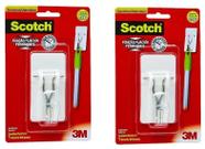 Kit 5 Gancho Adesivo Scotch 3M Utensílios Suporta Ate 3,5Kg