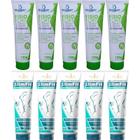 Kit 5 Gel Massageador Fisiofort Slim 150g + 5 Gel Lipo Redutor Slim Fit 150g