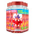 Kit 5 Gummy Kids Multivitamínico Unilife 30 gomas Framboesa