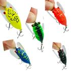 Kit 5 Iscas Artificiais Cigarra Black Bass Tucunaré 5cm 6gr - CM FIshing