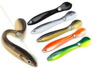 Kit 5 Iscas Artificiais Cmik Soft (10cm 6gr) Estilo Guppy