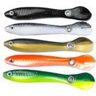 Kit 5 Iscas Artificiais Soft Bait Shad 10cm 6 Gr Pesca Fundo - H FIshing