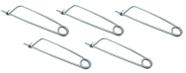 Kit 5 Joana Trava Pino Suporte Carretinha Reboque Engate 10cm