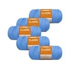 Kit 5 Lã Fio Linha Classic Pull Circulo - 330m/200g - circulo s/a