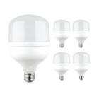 Kit 5 Lâmpada Led Bulbo 20w 6500k Branco Frio E27 Bivolt - ---