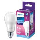 Kit 5 Lampada Led Bulbo 9W 806Lm 180 Bivolt E27 Philips