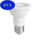 Kit 5 Lampada Par 20 7W 6500K Bivolt