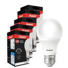 Kit 5 Lâmpada Pera Led 12W Luz Branco Frio 6500K Bulbo Soquete E27 Bivolt - HE1050 AVANT