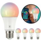 Kit 5 Lampadas Inteligente Smart Led Wifi 10w Rgb 110v/220v