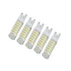 Kit 5 Lâmpadas Led Halopin G9 7W 110 Volts - Branco Quente