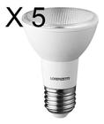 Kit 5 Lâmpadas Led Par 20 7w 2700k Bivolt E27 Lorenzetti