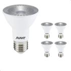 Kit 5 Lâmpadas Led Par20 7w 2700K Bivolt Soquete E27