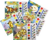 Kit 5 Livros Infantis - Desenhos Para Pintar Aquarela Menino