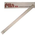 Kit 5 Luminaria Sobrepor Slim Batten 23w 100cm Amarela 3000K