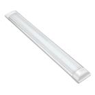 Kit 5 Luminária Tubular LED Slim 18W LED Sobrepor Quadrado 6500K- Demi