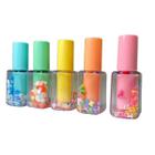 Kit 5 marca texto divertidos modelo esmalte novidade chic