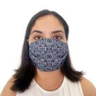 Kit 5 máscaras de proteção facial estampadas reutilizável