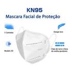 Kit 5 Máscaras KN95 com Clip Nasal - Proteção Máxima com 5 Camadas N95 KN95 PFF2 - Registro CE / FDA / Anvisa - BSMSK