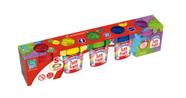 Kit 5 Massinha de modelar c/cheiro de Tutti Frutti Super Toys