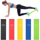 Kit 5 Mini Band Elastico Academia Fit Treino Funcional Exercício