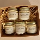 Kit 5 Mini Velas Aromáticas Perfumadas 40g cada Likare - Likare Home & Beauty