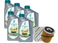 Kit 5 Óleo Filtro Argo Cronos Strada Punto Bravo Etorq 1.8 16v