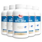 Kit 5 Ômega 3 EPA DHA 1g Vitafor 240 Cápsulas