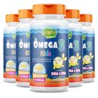 Kit 5 Ômega 3 Kids 500mg Unilife 60 Cápsulas