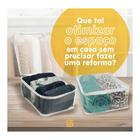 Kit 5 Organizador Porta Cobertor Edredom Lençol Manta Closet Armário Bagagem Viagem Guarda Roupa Mala Quarto - TAM XG