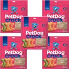 Kit 5 Pacotes De Biscoitos Super Premium Petdog Crock Mix.