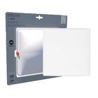 Kit 5 Painel Plafon 24W Quadrado Embutir Borda Infinita 4000K