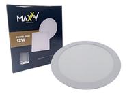 Kit 5 Painel Slim Embutir 12W Frio - Iluminação Qualidade - Maxxy