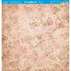 Kit 5 Papel Scrapbook Dupla Face Rosas Sd-0978 30,5x30,5cm Litoarte