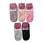 Kit 5 Pares Meia Para Inverno Tipo Sapatilha Quente Adulto Antiderrapante Feminino ou Masculino