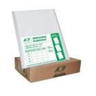 Kit 5 Pct Com 100 Envelopes Plásticos Ofício 2 Furos 0,20mm Acp