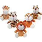 Kit 5 Pelúcias Safari 15 Cm Decoração Buba - Hipoalergênico