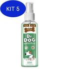 Kit 5 Perfume Dr. Dog Xodozinho Perfumaria Fina - 120 Ml