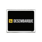 Kit 5 Placas Decorativa - Desembarque Aeroporto