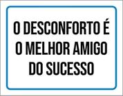 Kit 5 Placas Desconforto Melhor Amigo Sucesso 36X46