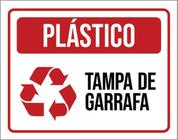 Kit 5 Placas Lixo Plástico Tampa De Garrafa 36X46