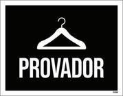Kit 5 Placas Sinalização - Provador Cabide