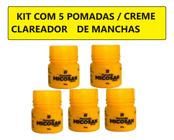 Kit 5 Pomadas Clareadora De Manchas, Espinhas Virilha Micosan