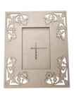 Kit 5 Porta Retrato Mdf Cru Foto 10X15 Decoração Floral