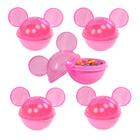 Kit 5 Potes de Lembrança Festa Infantil Aniversário Minnie