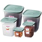 Kit 5 Potes Sanremo Com Medidas Porta Alimentos Mantimentos