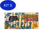 Kit 5 Prendedor De Madeira Pequeno